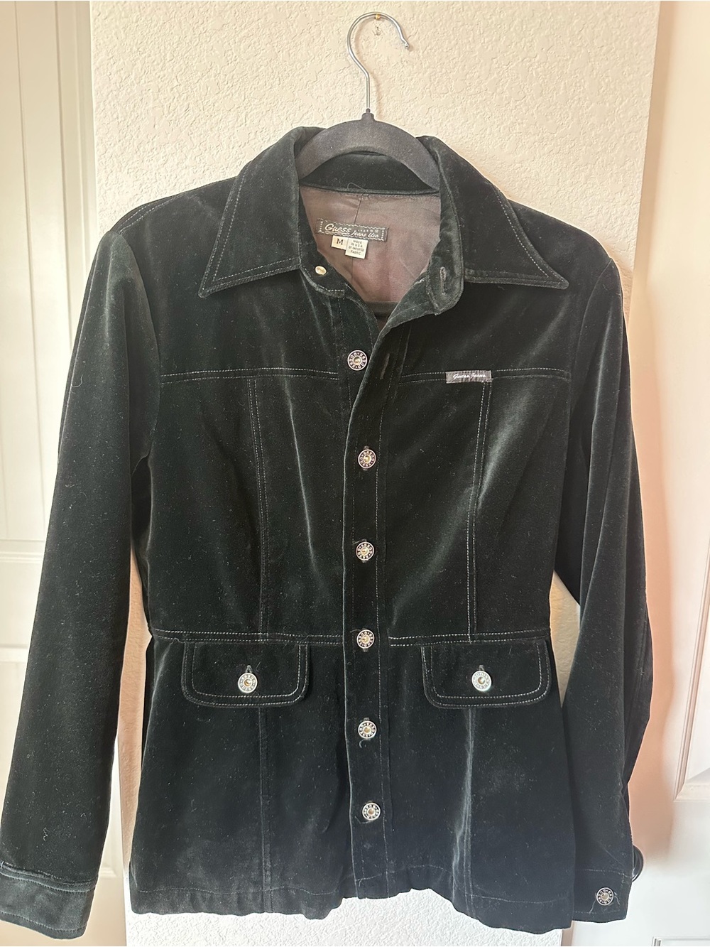 GUESS Jeans USA American Tradition Velvety Cotton Jacket M